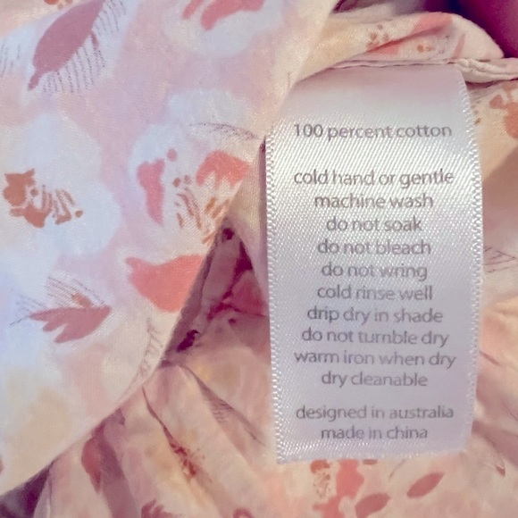 Aubrie Floral Dress Cotton size 4 - Picture 3 of 5